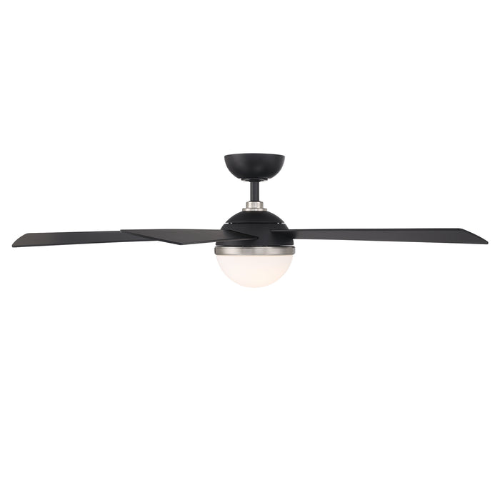 54 inch Eclipse by WAC Smart Fans - Brushed Nickel and Matte Black