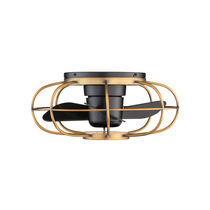 22 inch Aella by WAC Smart Fans - Aged Brass and Matte Black