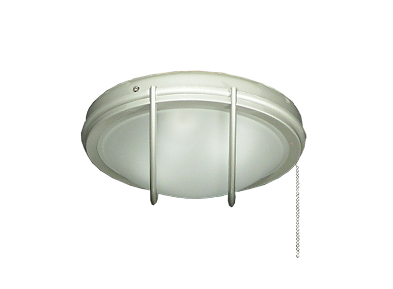 Juego de luces de ventilador de techo para interiores y exteriores de bajo perfil náutico modelo n.º 163 cobre bruñido