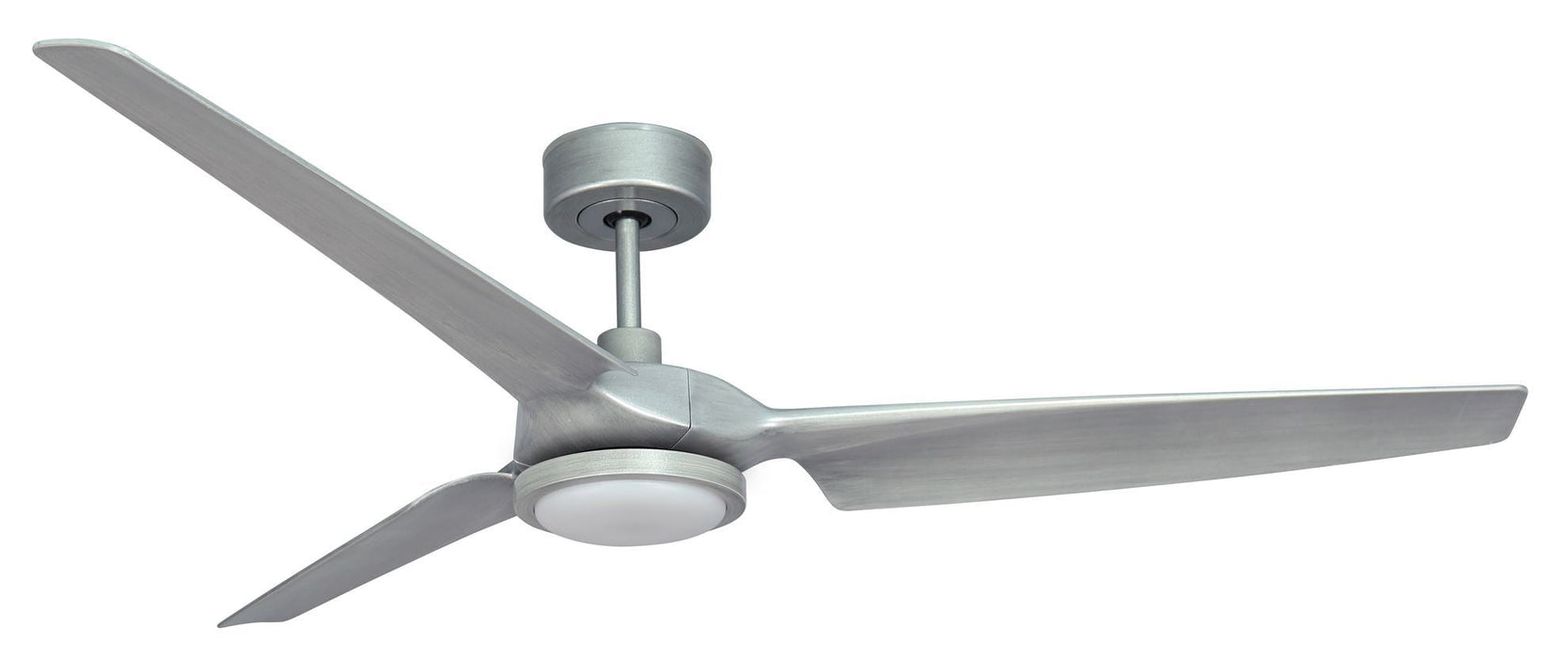 60 inch Astra with LED Light - Brushed Nickel Ceiling Fan by TroposAir