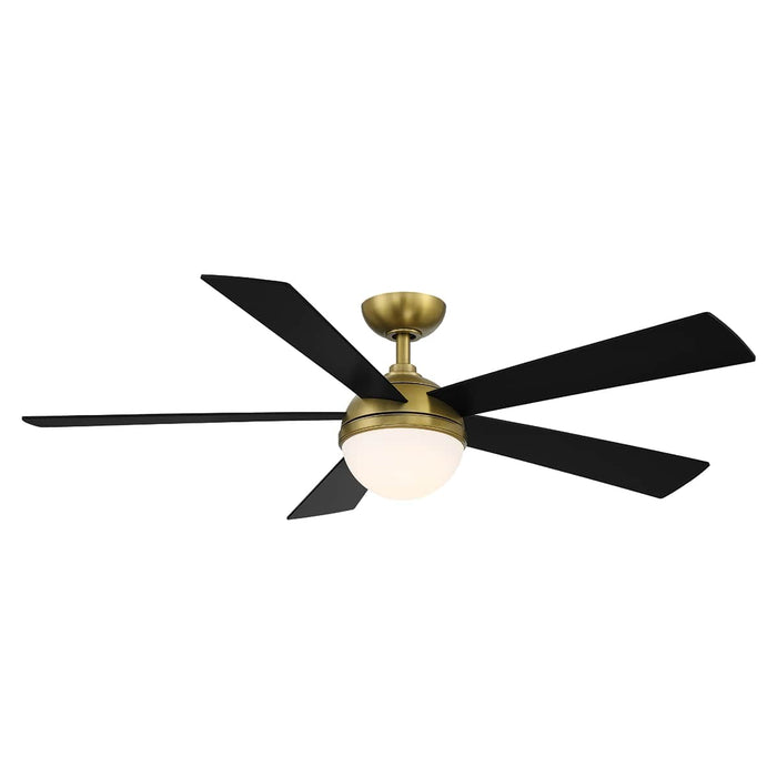 54 inch Eclipse by WAC Smart Fans - Soft Brass and Matte Black