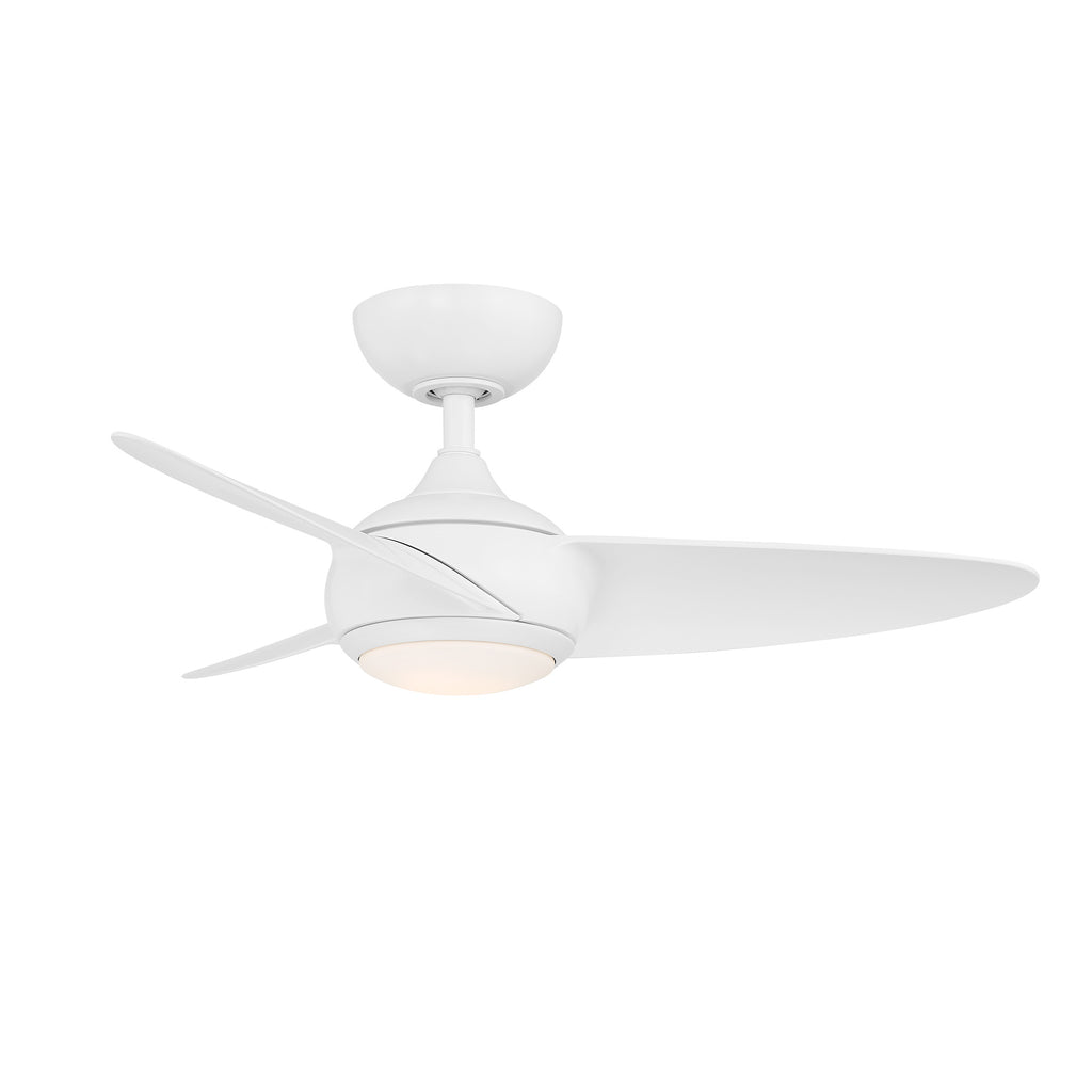 38 inch Loft by WAC Smart Fans - Matte White