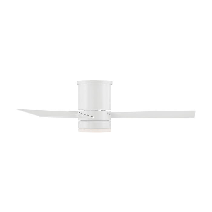 44 inch Axis Flush Ceiling Fan - Matte White