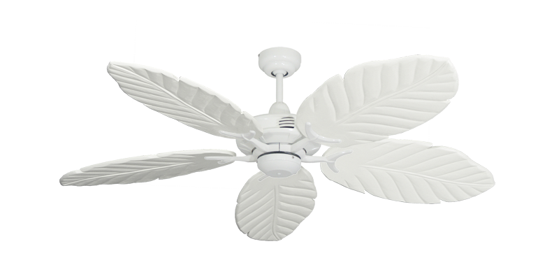 52 inch Coastal Air by Gulf Coast Fans with Arbor 125 Blades - Pure White
