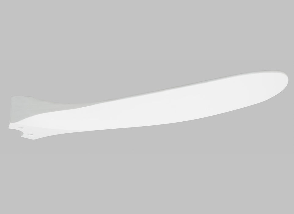 60 Maverick LED by Monte Carlo - Matte White Blade