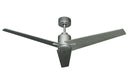 52 inch Reveal Ceiling Fan in Brushed Nickel with Brushed Nickel Blades
