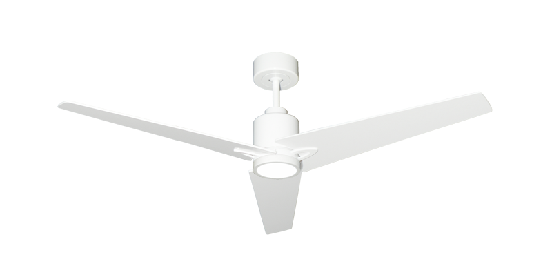 52 inch Reveal Ceiling Fan by TroposAir - Pure White
