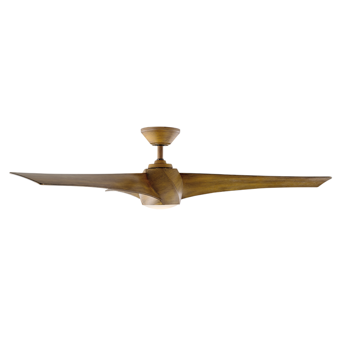 58 inch Twirl Smart Fan by Modern Forms in Distressed Koa
