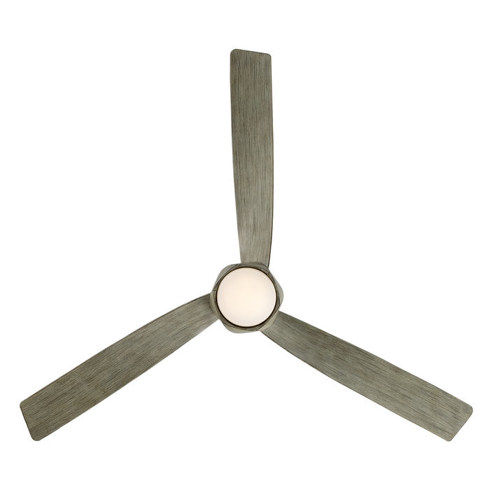 58 inch Twirl Smart Fan by Modern Forms in Graphite with Weathered Wood