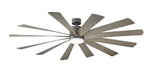 80 inch Windflower Ceiling Fan - Graphite Finish with light