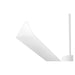 72 inch Rova Ceiling Fan by Quorum - Studio White Close-Up