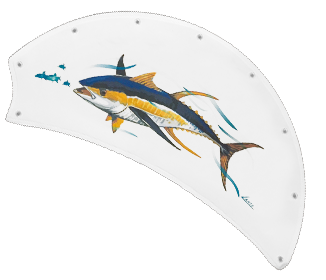 Tuna - Game Fish of the Florida Keys Custom Canvas Blades