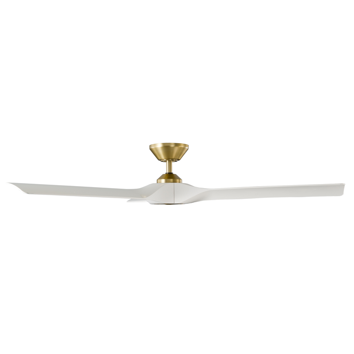 58 inch Torque by Modern Forms - Soft Brass and Matte White
