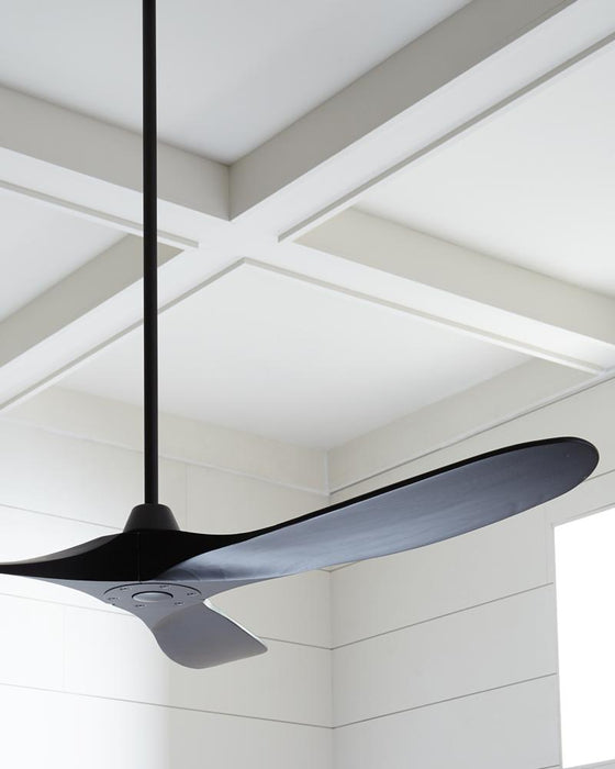 60 Maverick by Monte Carlo - Matte Black Hanging from Ceiling