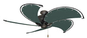 52 inch Nautical Dixie Belle Oil Rubbed Bronze Ceiling Fan - Classic Green Canvas Blades