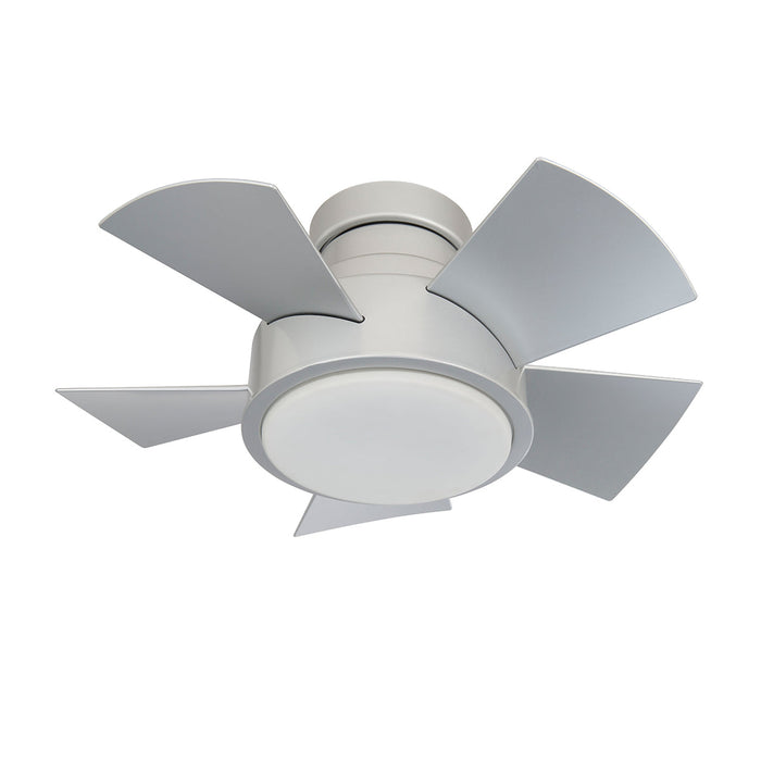 26 inch Vox Flush mount Ceiling Fan - Titanium Silver Finish