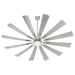 CIRQUE 72 inch 12-Blade Ceiling Fan by Quorum - Satin Nickel