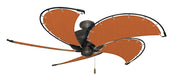 52 inch Nautical Dixie Belle Oil Rubbed Bronze Ceiling Fan - Sunbrella Rust Canvas Blades