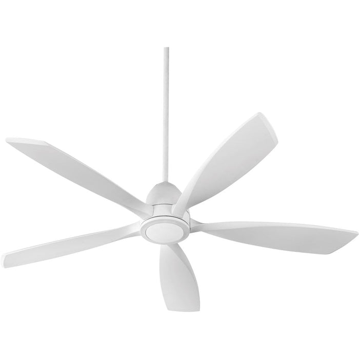 Holt 56 inch Contemporary Ceiling Fan by Quorum - Studio White