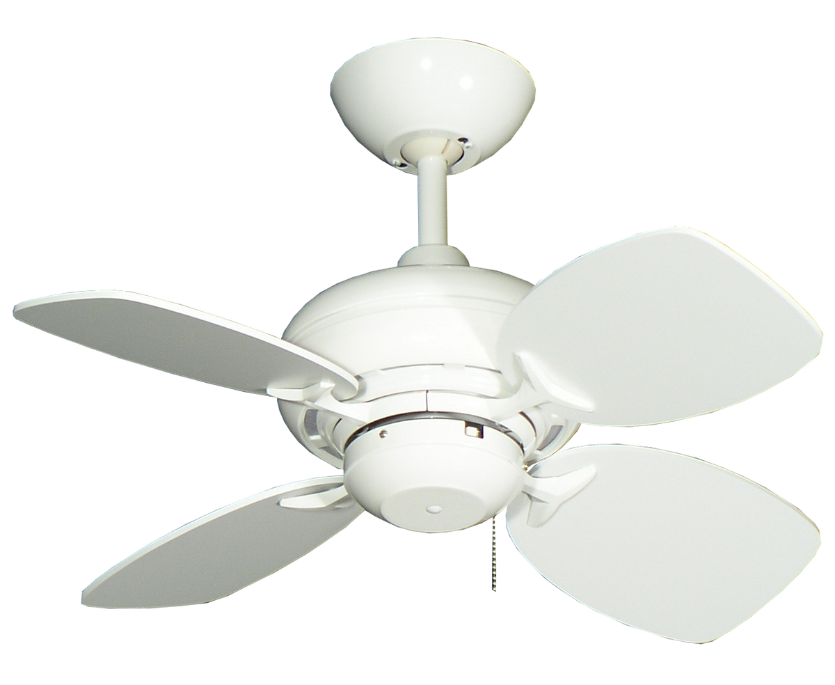 26 inch Mini Breeze by Gulf Coast Fans - Pure White — Ceiling Fans