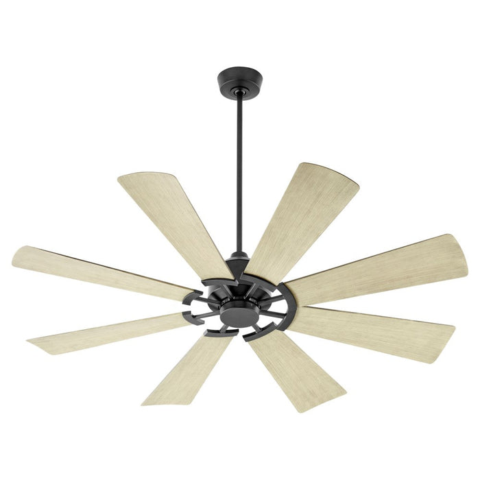 MOD 60 inch Damp-Rated Ceiling Fan by Quorum - Matte Black