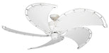 52 inch Raindance Nautical Ceiling Fan in Pure White - Classic White Canvas Blades