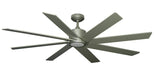 60 inch Northstar Ceiling Fan in Brushed Nickel by TroposAir