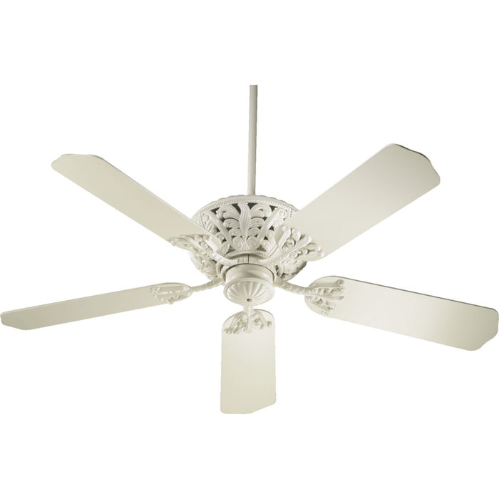 52 inch Windsor Ceiling Fan by Quorum - Antique White